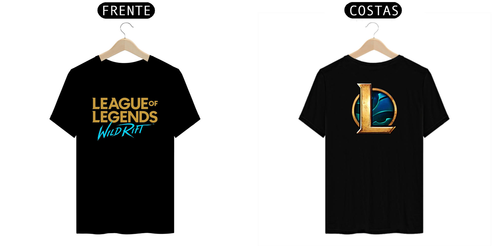 camiseta league od legends wild rift