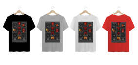 Camiseta Knight Axe Demon Set