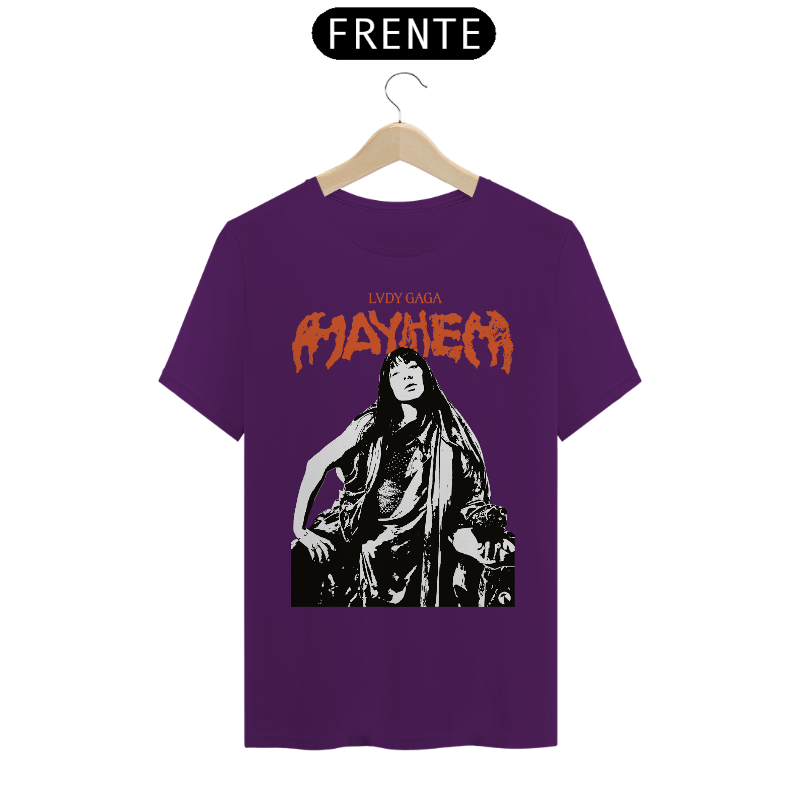 T-Shirt Classic Mayhem - Lady Gaga em Flutuante