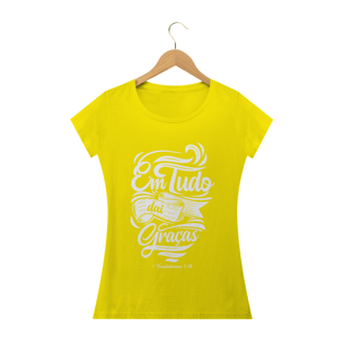 Nome do produtoCamisa Femin. Seja Grato ST