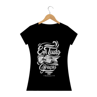 Nome do produtoCamisa Femin. Seja Grato ST