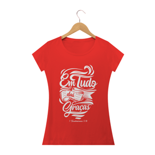 Nome do produtoCamisa Femin. Seja Grato ST