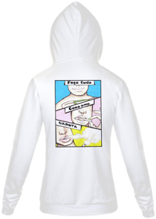 Nome do produtoFaça tudo como uma garota moletom com zíper unissex