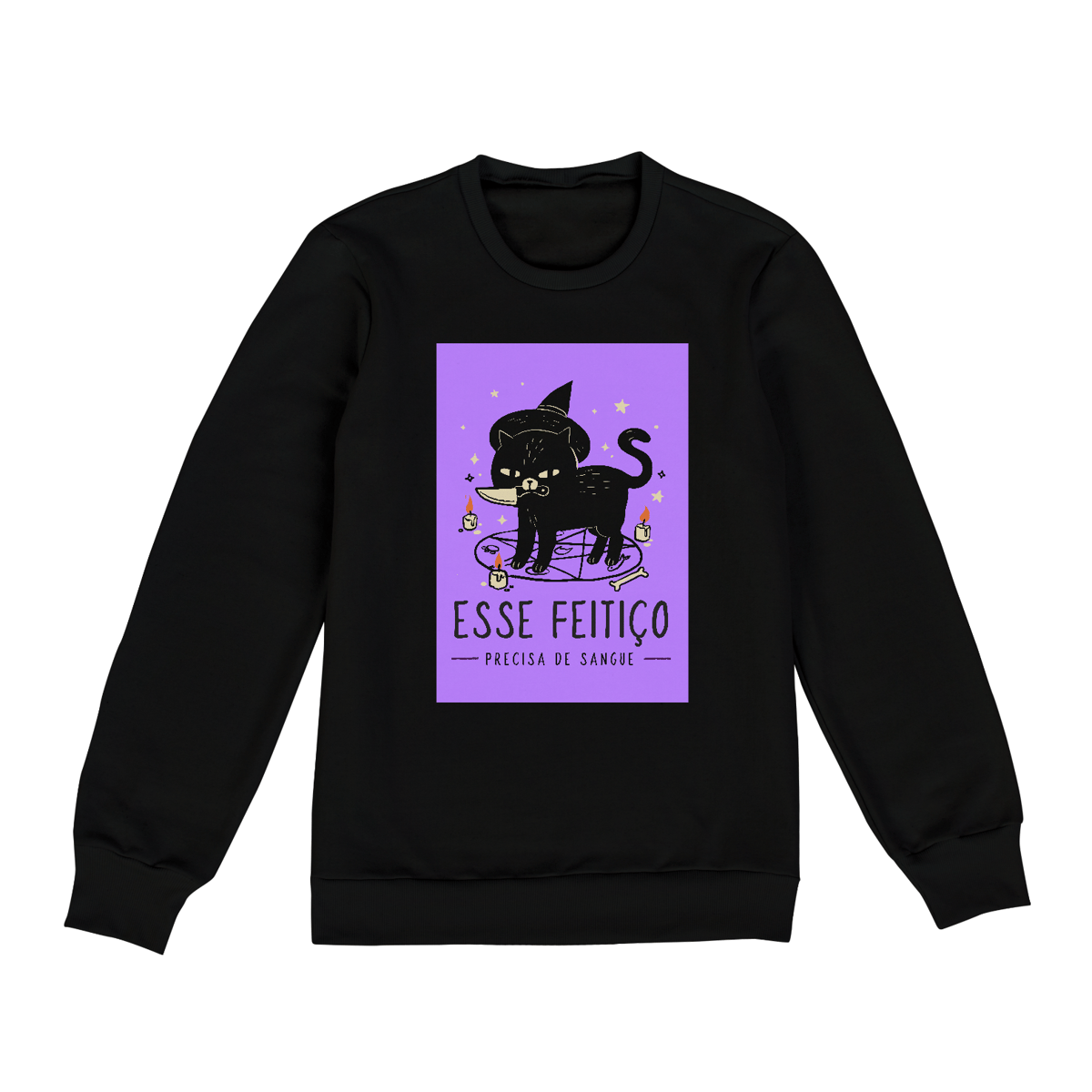 Nome do produto: ESSE FEITIÇO PRECISA DE SANGUE MOLETOM