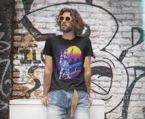 Camisa Apex Legends - Bangalore Retrowave