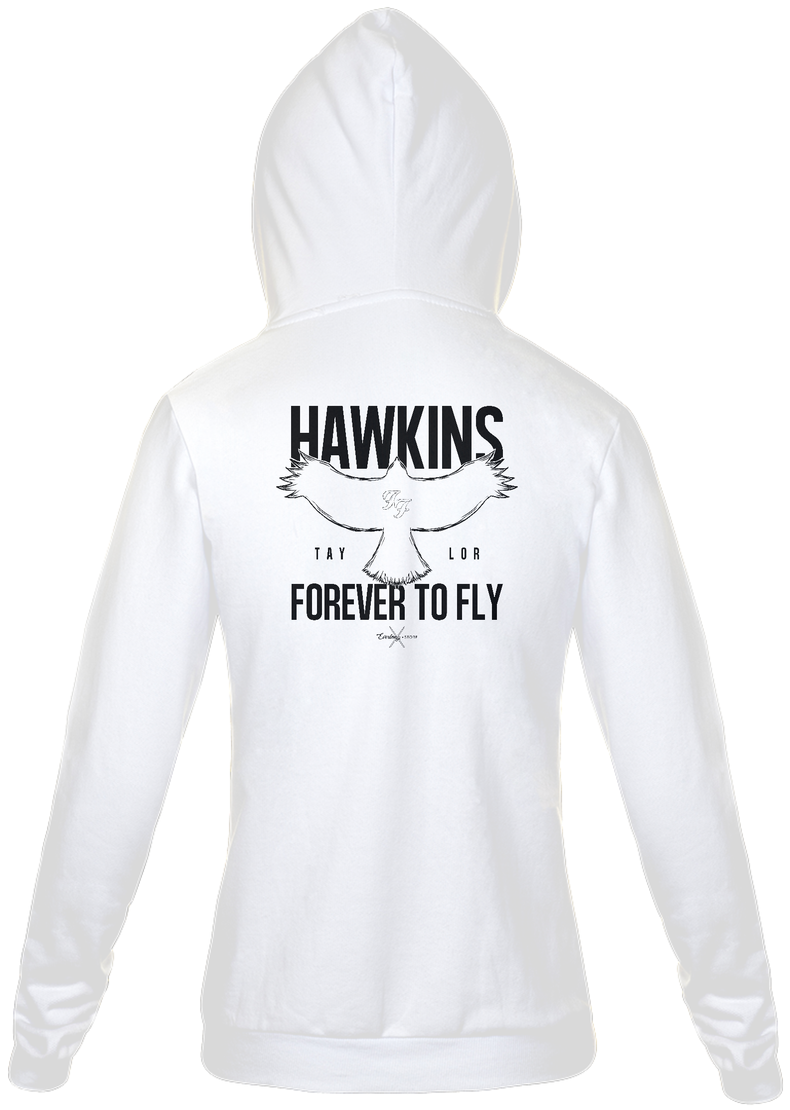 Moletom com Zíper - Hawkins Forever to Fly