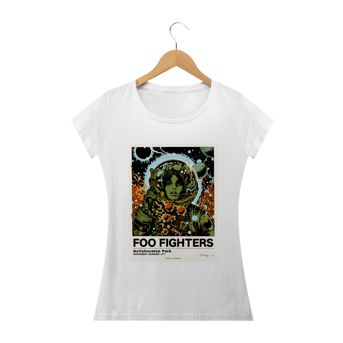 Nome do produto: Camiseta Baby Long - Glasgow, Scotland