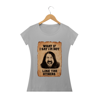 Nome do produto Camiseta Baby Long - Im not like the others