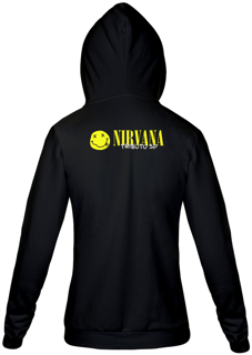 Nome do produto Moletom com Zíper -  Nirvana Tributo SP