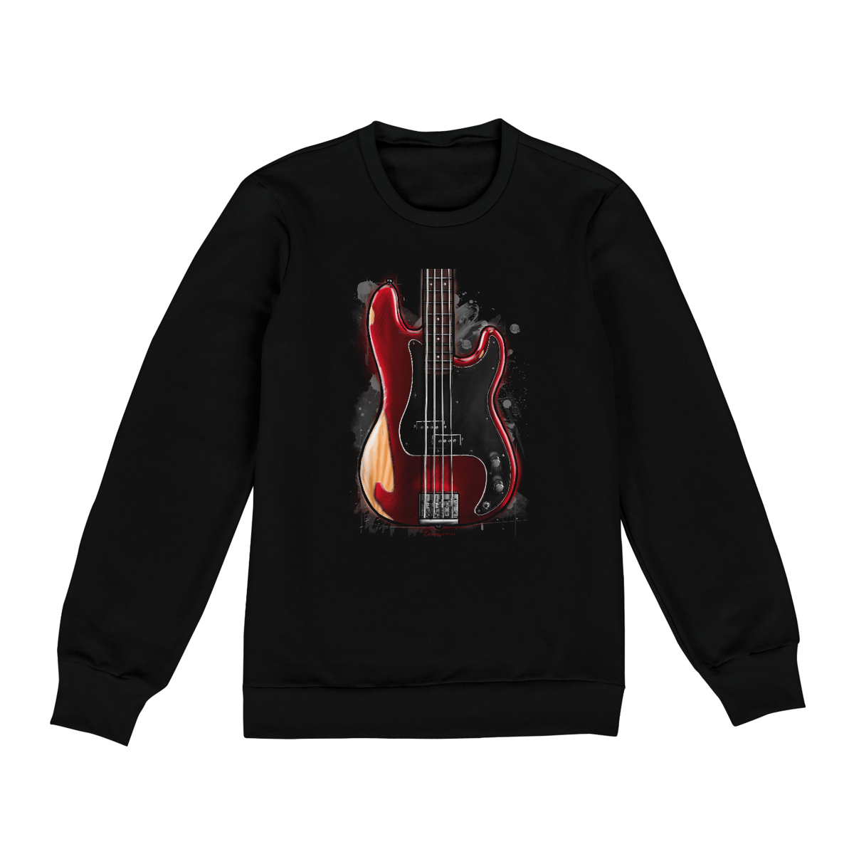 Nome do produto: Moletom Fechado - Fender Nate Mendel Precision Bass
