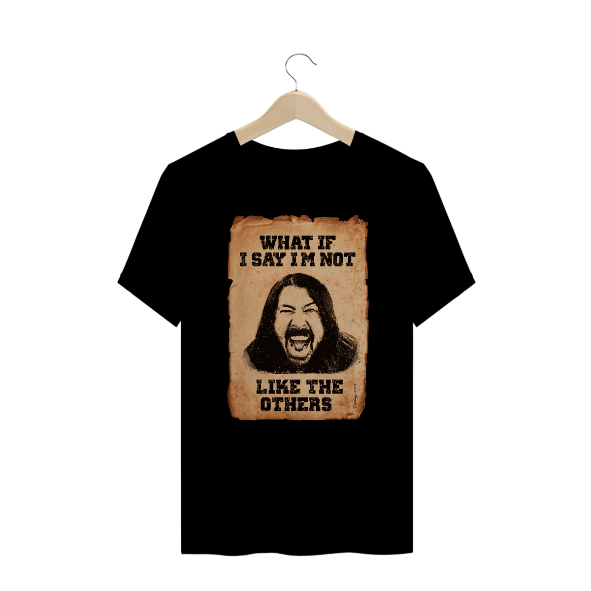 Nome do produto: Camiseta Plus Size - Im not like the others