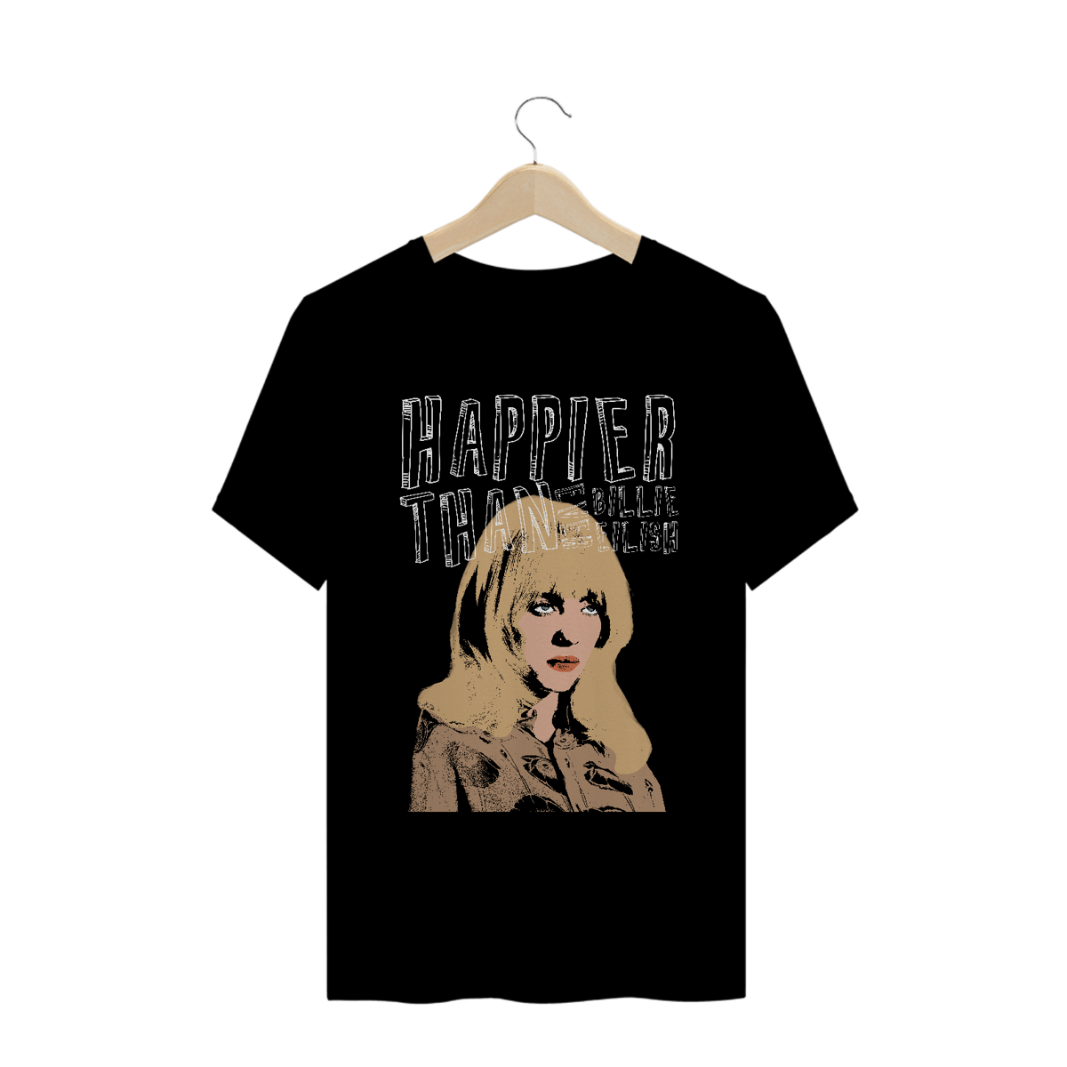 Nome do produto: Billie Eilish  - Happier Than ever  - Inspirado 