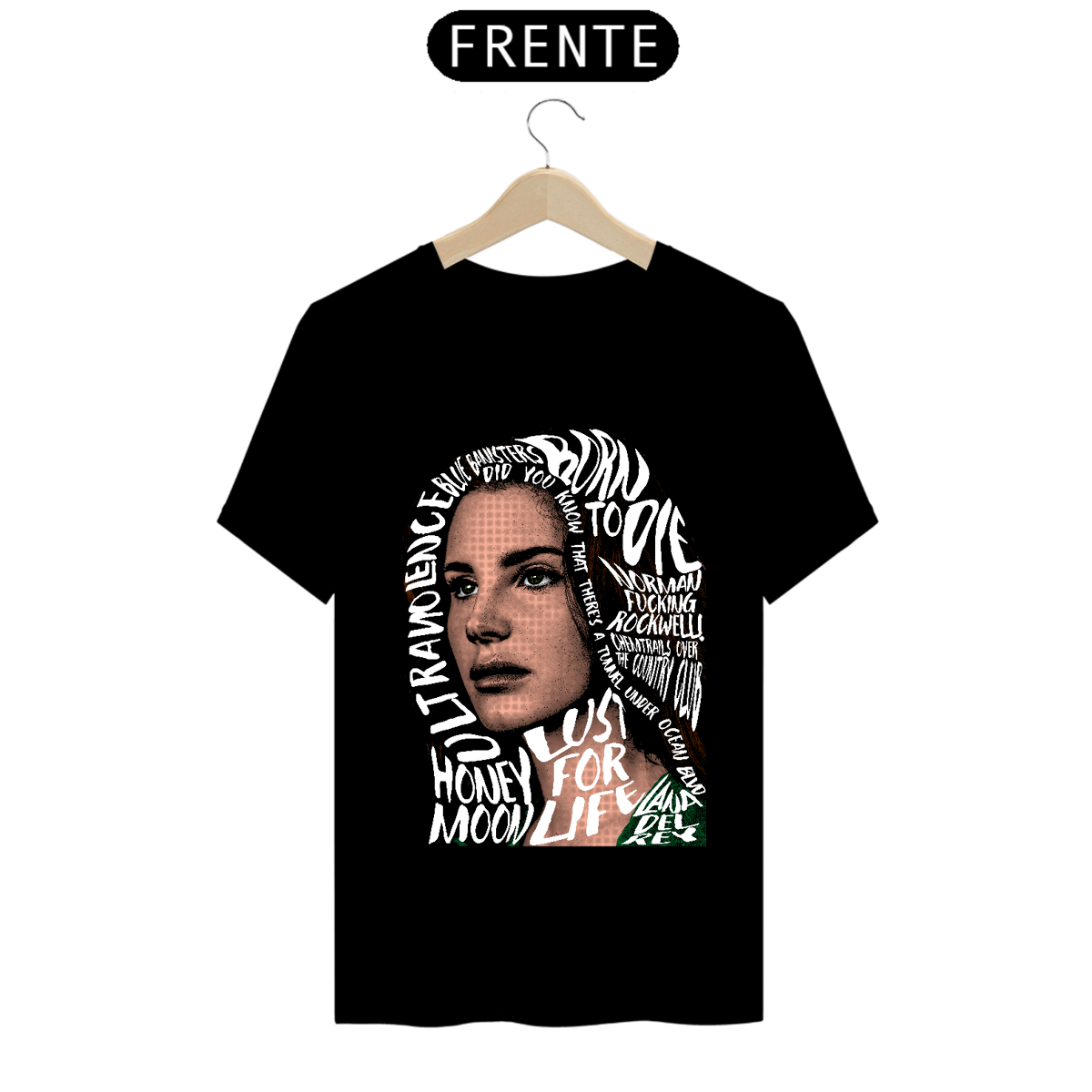 Nome do produto: Lana Del Rey  - Eras (Rosto) - Inspirado 