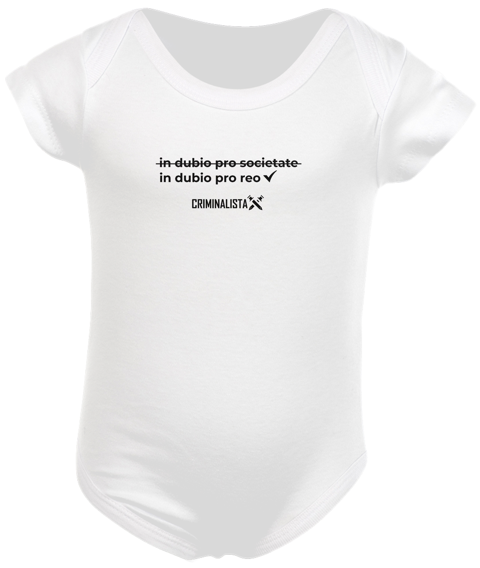 Body infantil branco in dubio pro reo