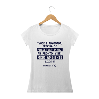 Nome do produto Camiseta meio ambiente 