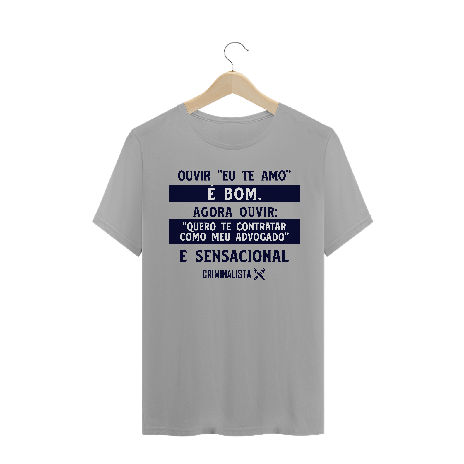 Camiseta ouvir eu te amo é bom