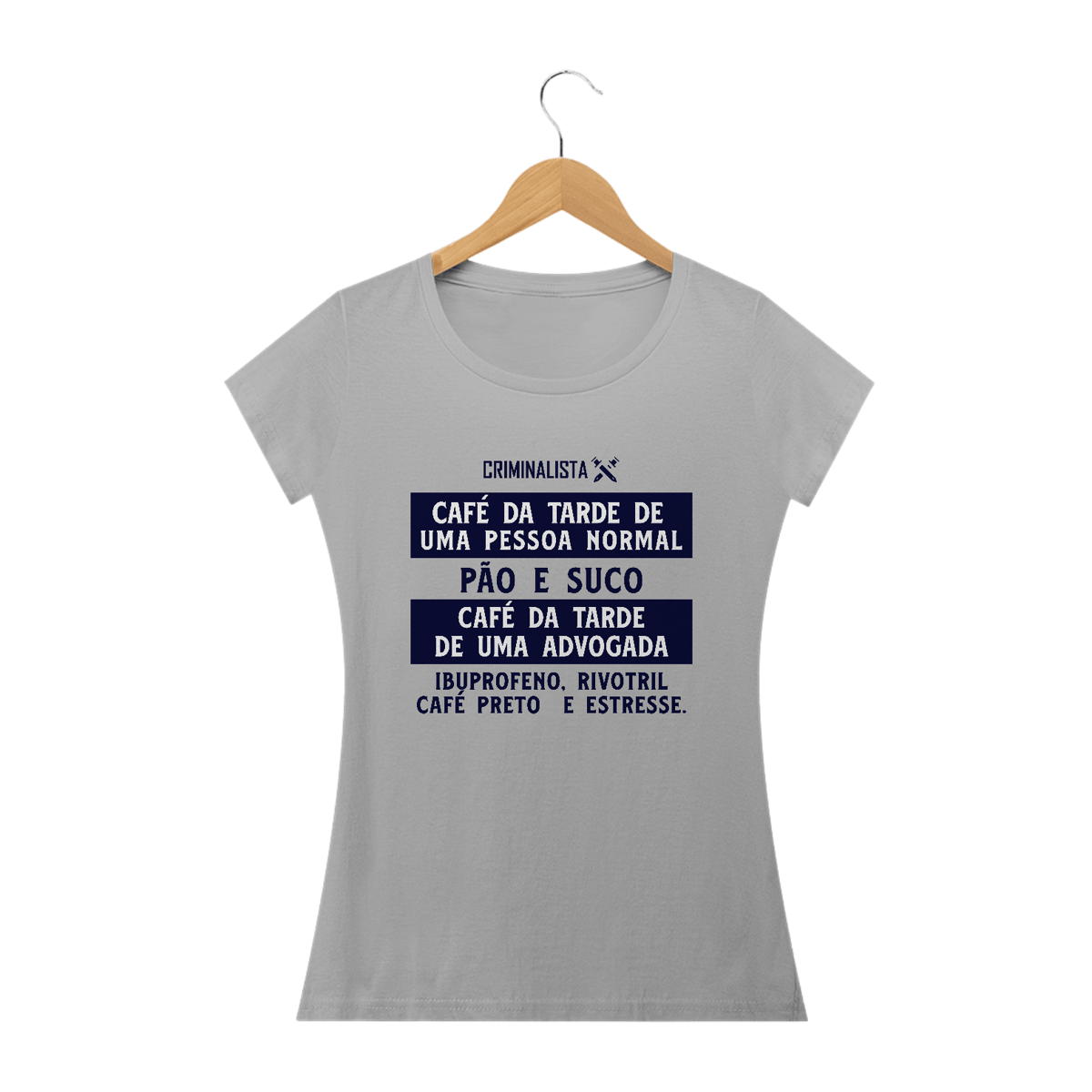 Nome do produto: Camiseta café da tarde de uma advogada