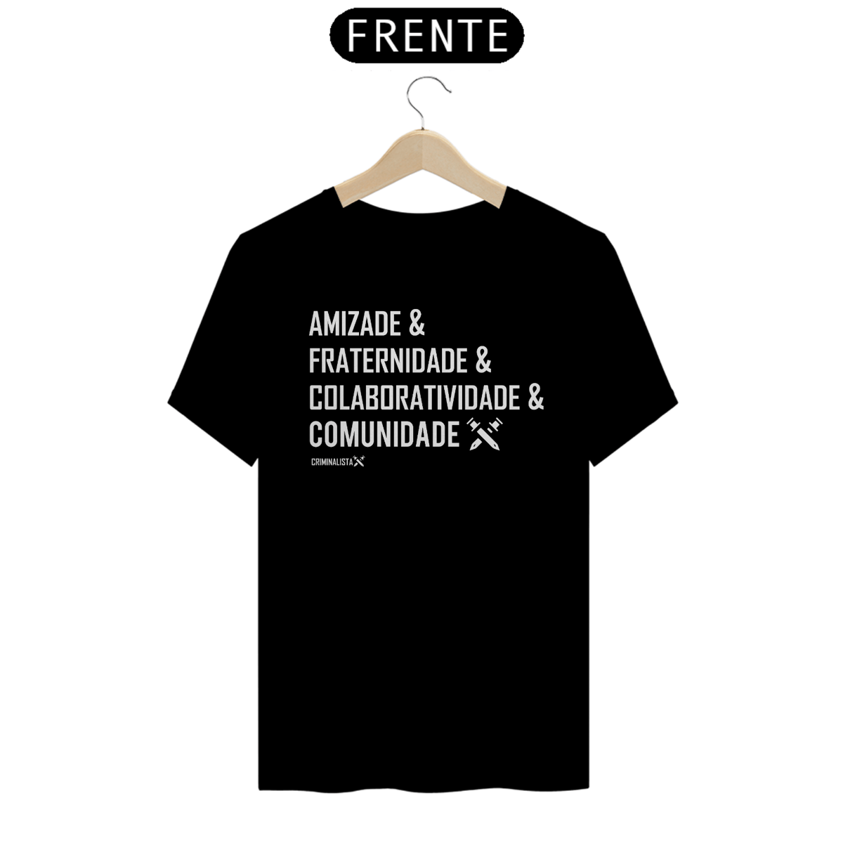 Nome do produto: Camiseta Masculina Comunidade