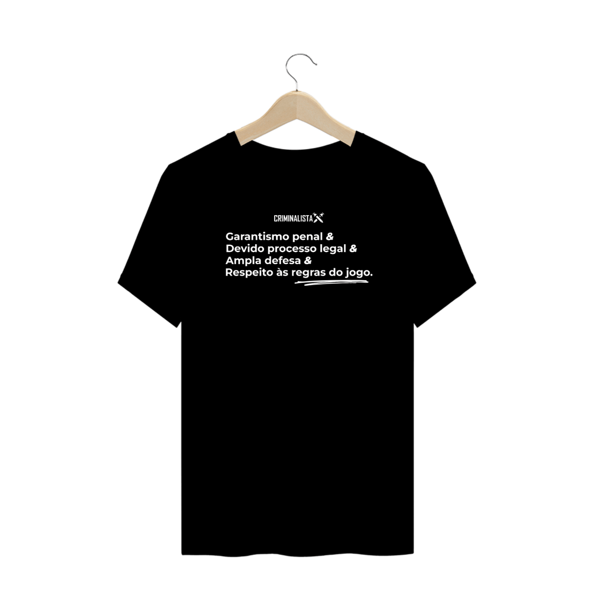 Nome do produto: Camiseta PLUS SIZE Respeito às regras do jogo