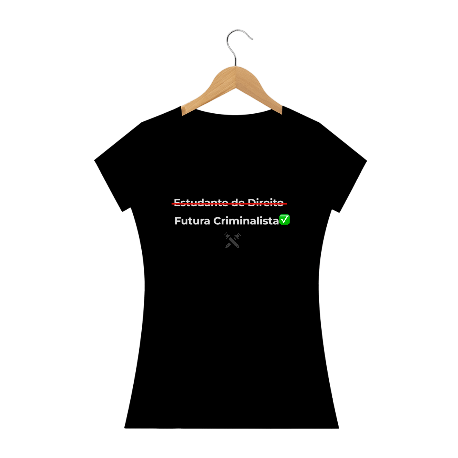 Camiseta Feminina Futura Criminalista