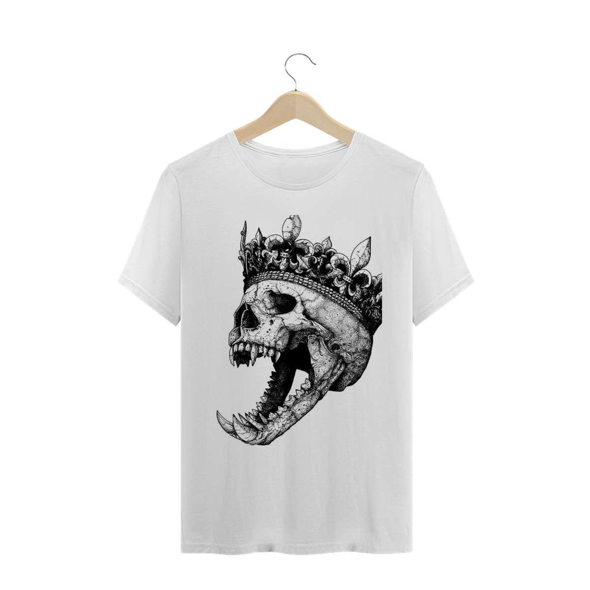 Nome do produto: Camisa branca Caveira 