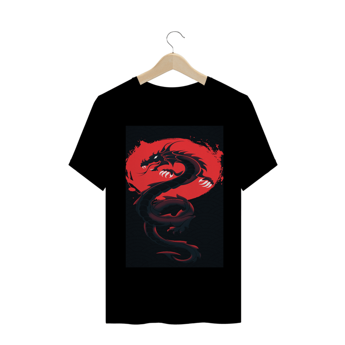 Nome do produto: Camisa Preta Dragão 