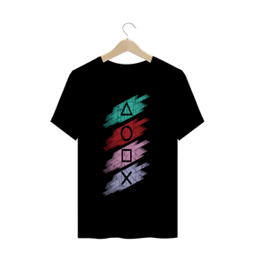 Camisa Preta Console Playstation