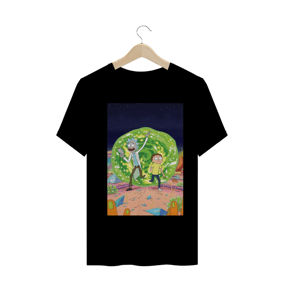 Camisa Masculina Rick e Morty