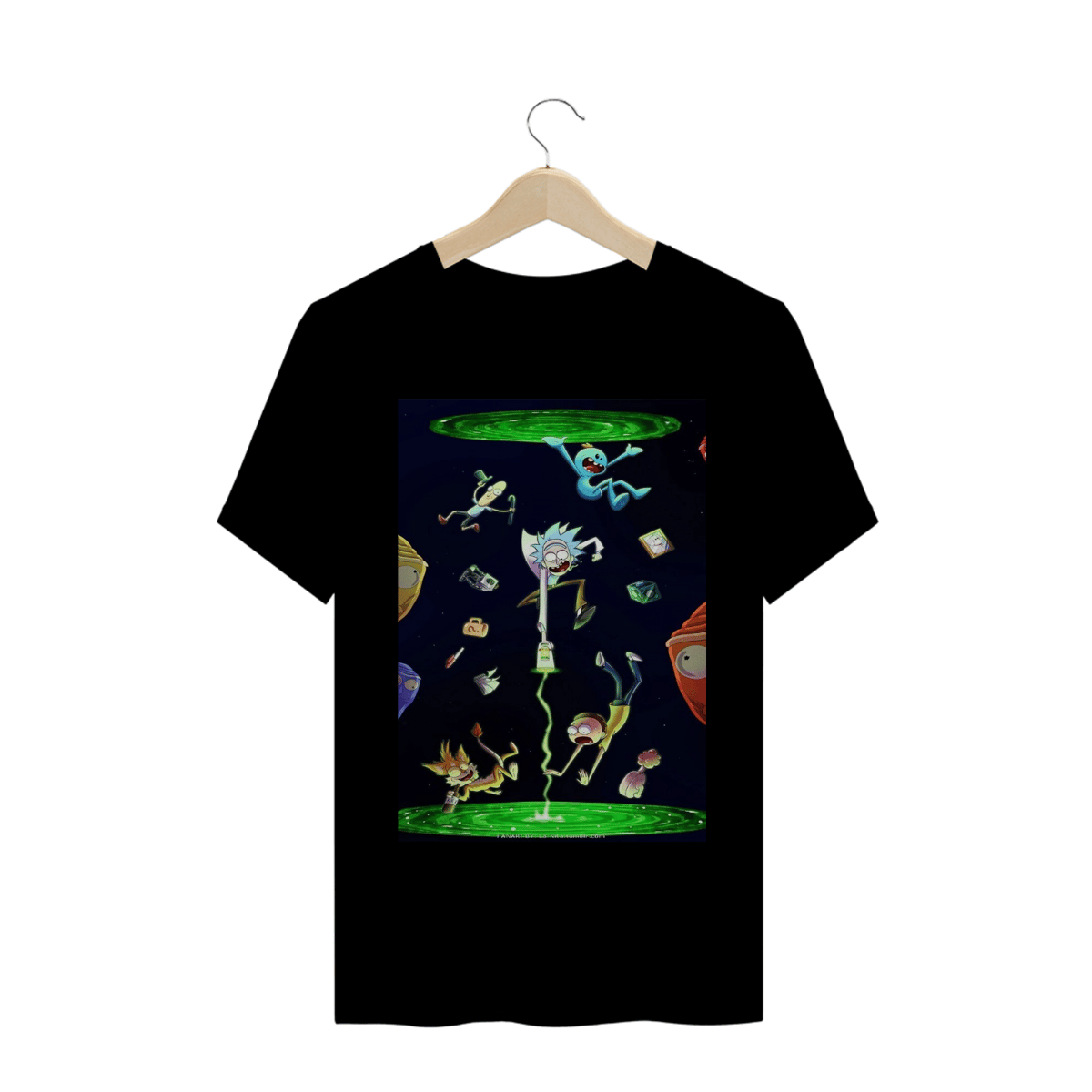 Nome do produto: Camisa Masculina Rick e Morty