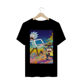Camisa Masculina Rick e Morty