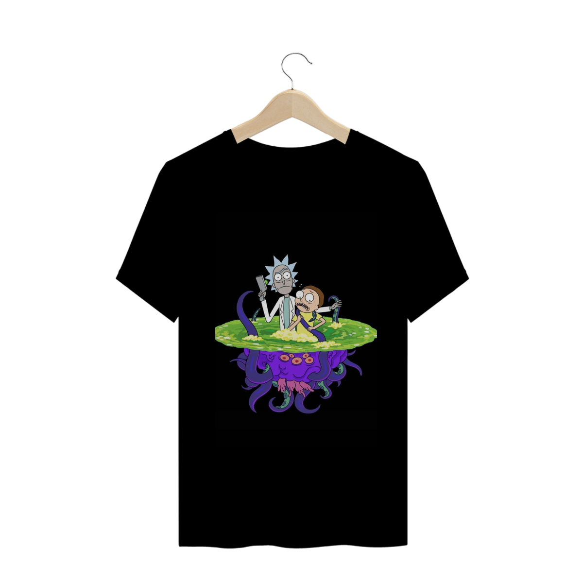 Nome do produto: Camisa Masculina Rick e Morty