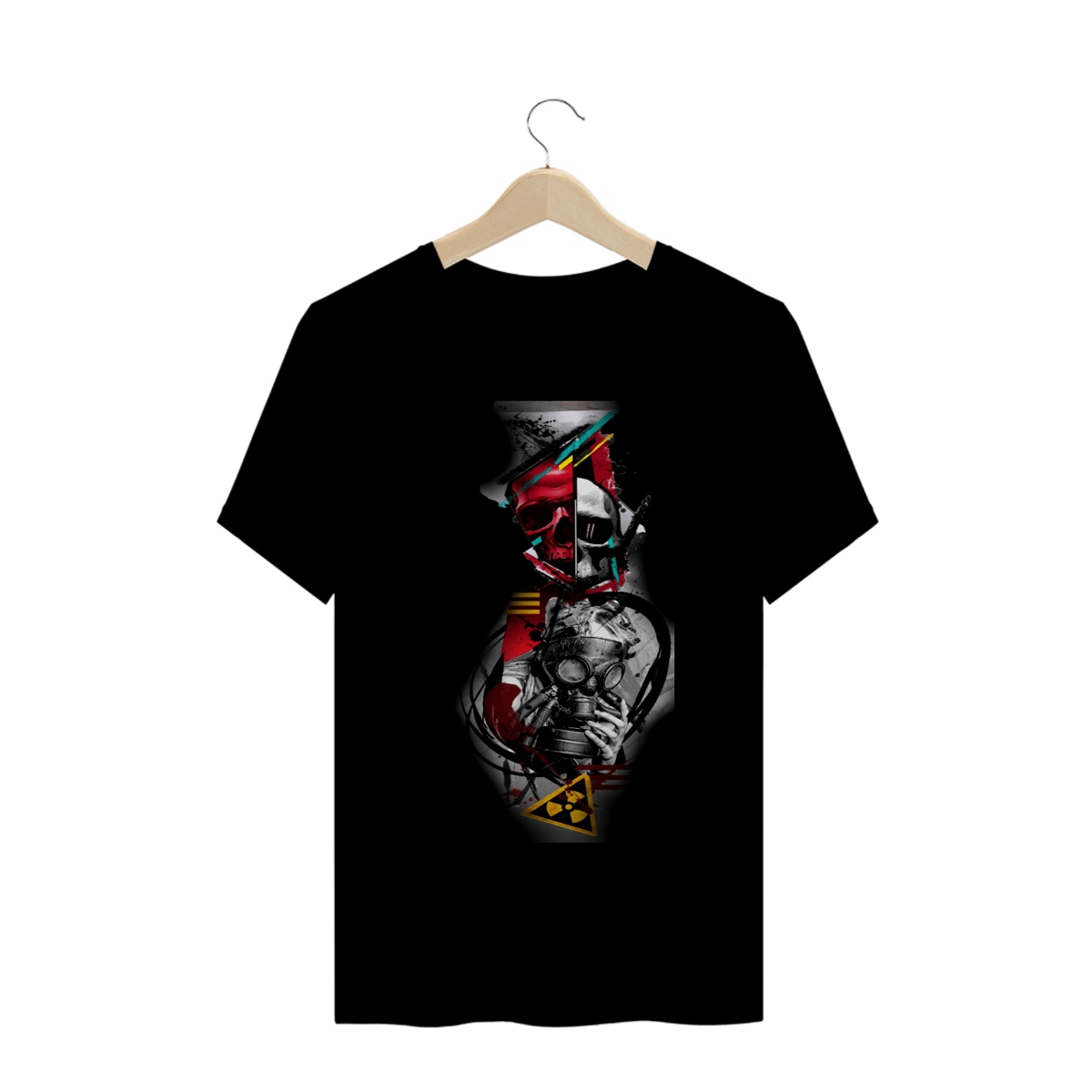 Nome do produto: Camisa Masculina Gás Mask