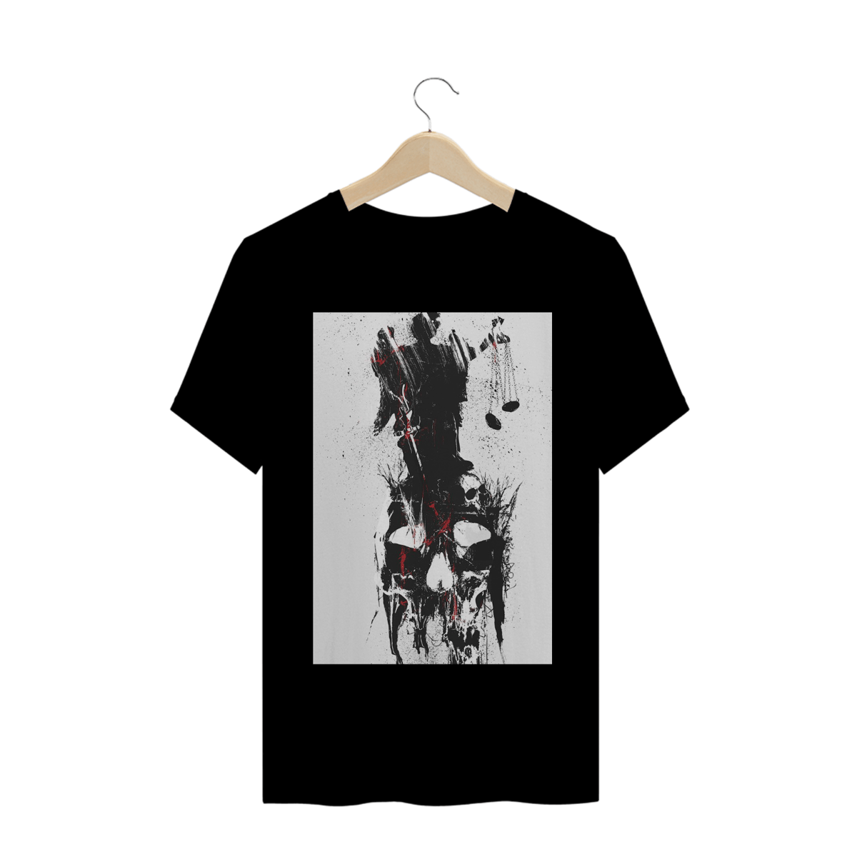 Nome do produto: Camisa Masculina Black skull