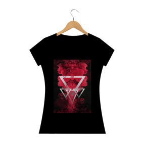 Camisa Feminina Red Smoke Triangle