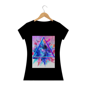 Camisa Feminina Triangle Colored Smoke
