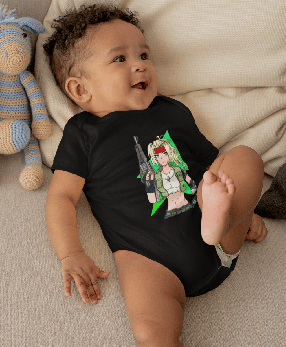 Nome do produto: BODY INFANTIL  ATIRADORA