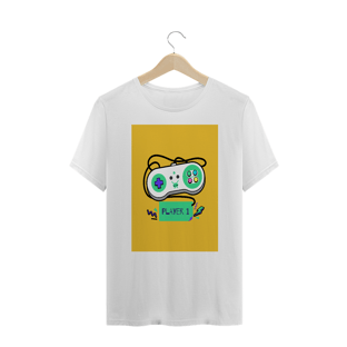 Nome do produtoCAMISETA PLUS SIZE PLAYER 1 UNISSEX