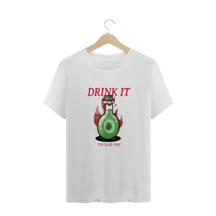 Nome do produtoCAMISETA PLUS SIZE DRINK IT UNISSEX