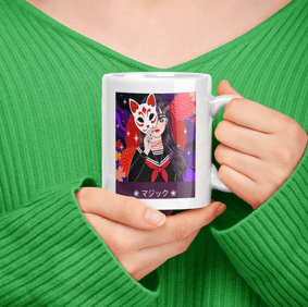 CANECA ANIME GIRL