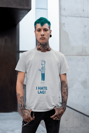 CAMISETA I HATE LAG