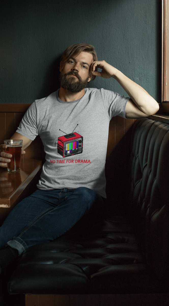 Nome do produto: CAMISETA NO TIME FOR DRAMA