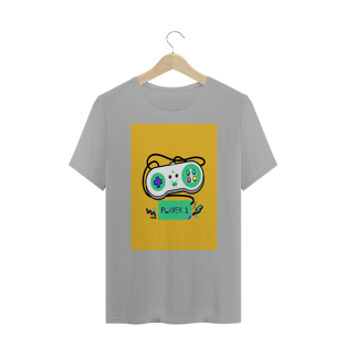 Nome do produtoCAMISETA PLUS SIZE PLAYER 1 UNISSEX