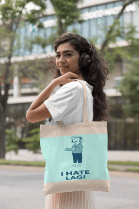 Ecobag Gamer I HATE LAG