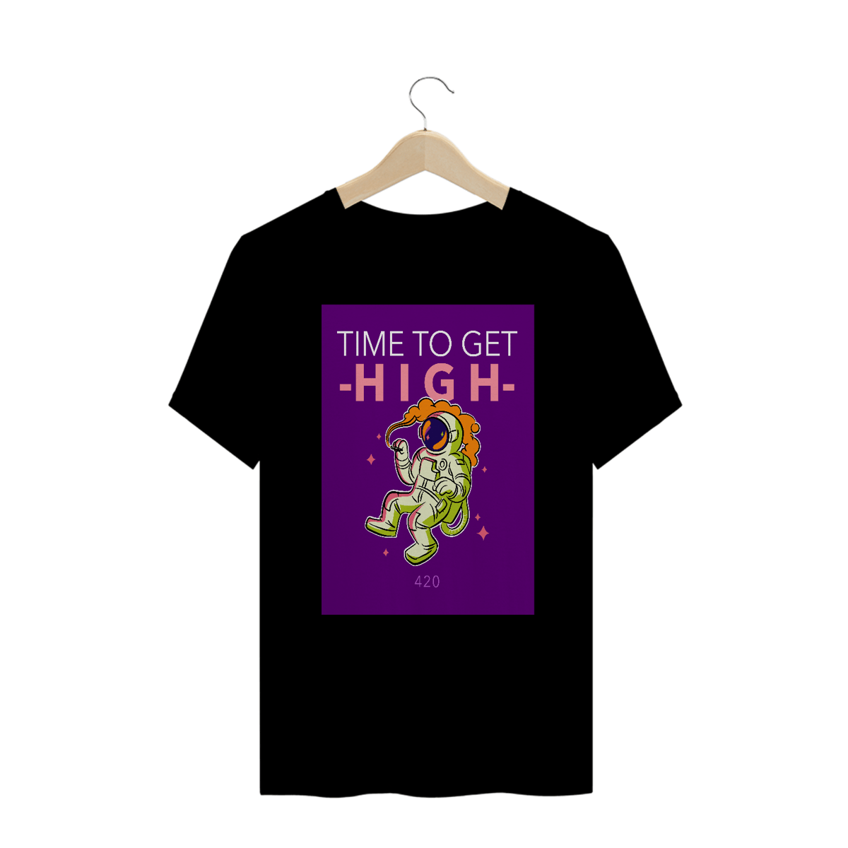Nome do produto: CAMISETA PLUS SIZE ASTRONAUTA UNISSEX
