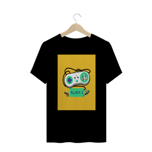 Nome do produtoCAMISETA PLUS SIZE PLAYER 1 UNISSEX