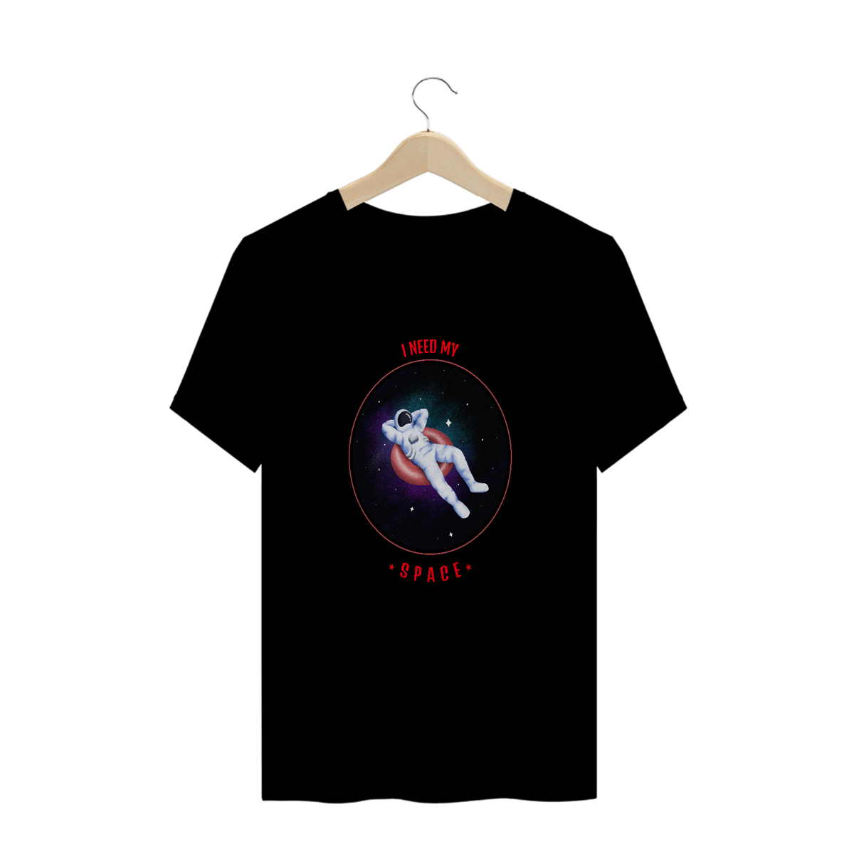Nome do produto: CAMISETA PLUS SIZE I NEED MY SPACE