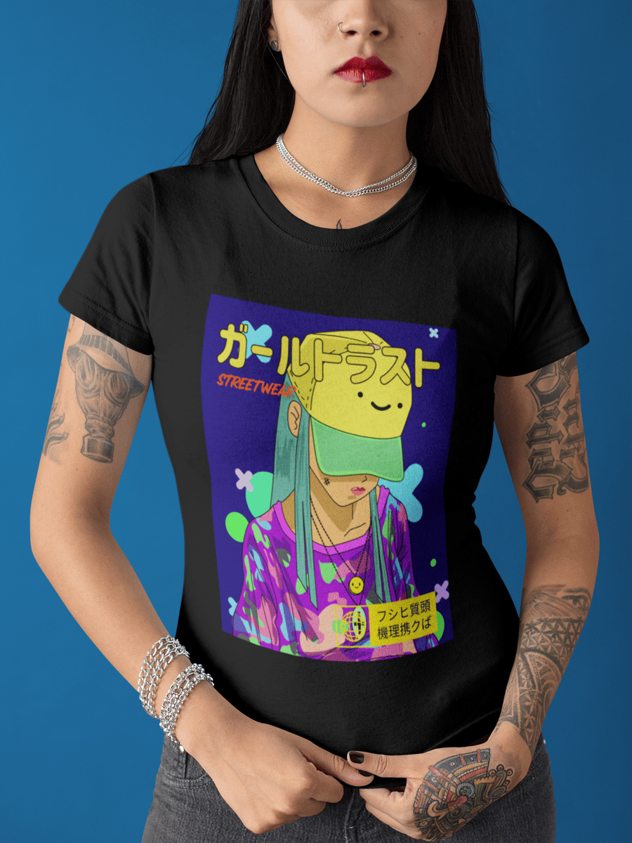 Nome do produto: Camiseta anime streetwear