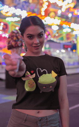 CROPPED KAWAII FOOD
