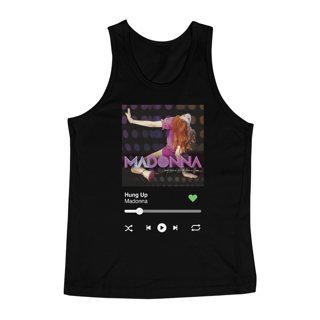 Nome do produto Camiseta Regata Ouvindo Madonna (Hung Up)