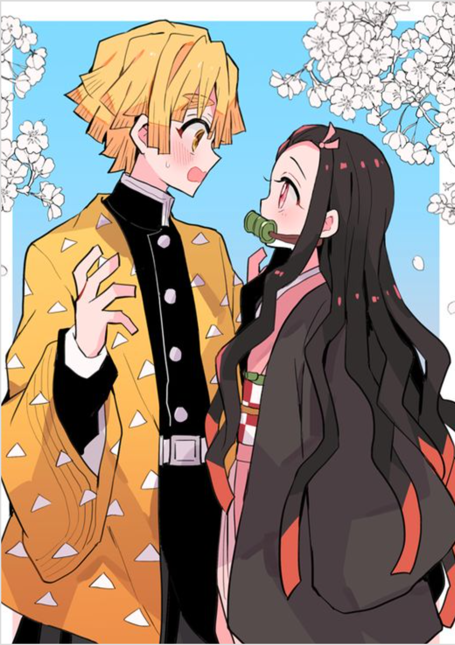 Zenitsu and Nezuko 